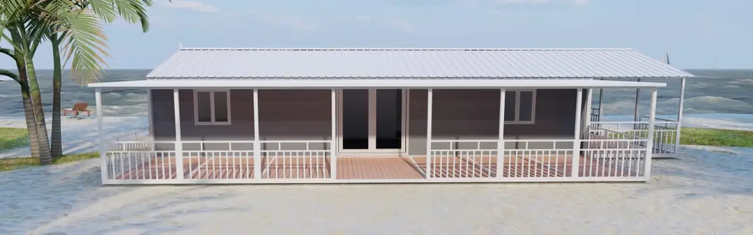 40ft Container House with Deck